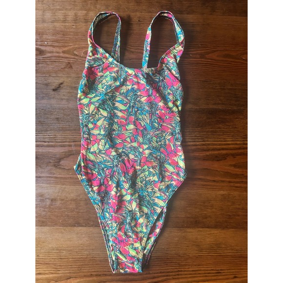 solar Other - Vtg SOLAR Tan Thru 1pc Swimsuit S/M